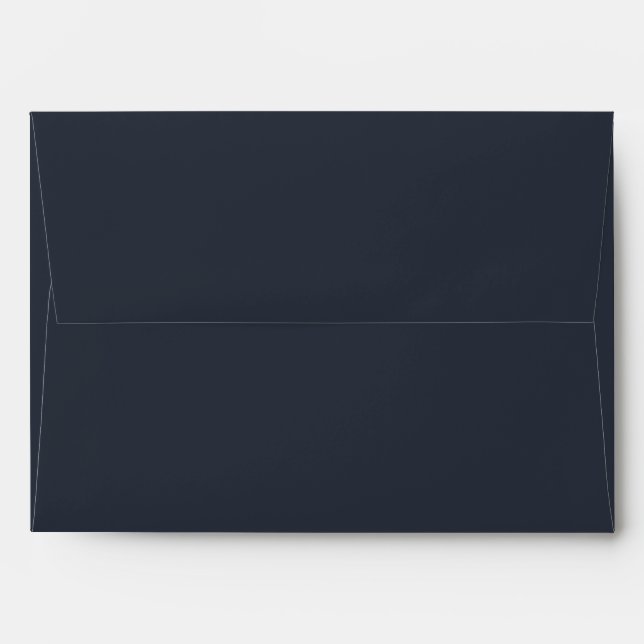 Blue Grunge Stripes Envelope (Back (Top Flap))