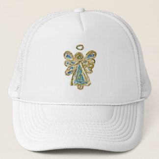 Blue Guardian Angel Custom Art Cap or Hat