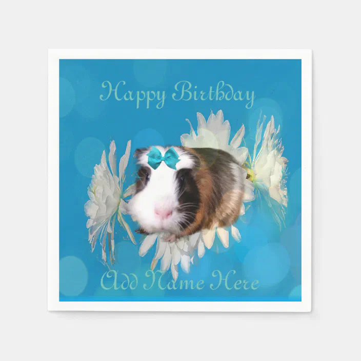 Guinea Pigs Personalised Birthday Gift Wrapping Paper ADD NAME CHOOSE BACKGROUND