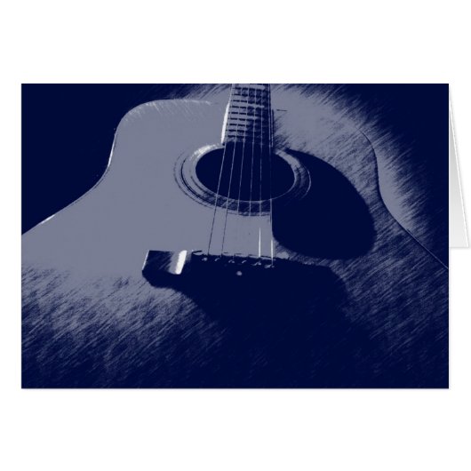 Blue Guitar Cards (Front Horizontal)