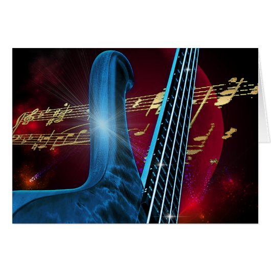 Blue Guitar Cards (Front Horizontal)