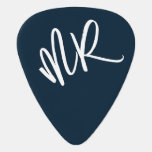 Blue Guitar Picks Personalized for a Guitarman
