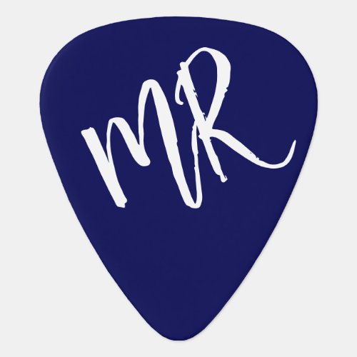 Blue Guitar Picks with Name for the Guitarman