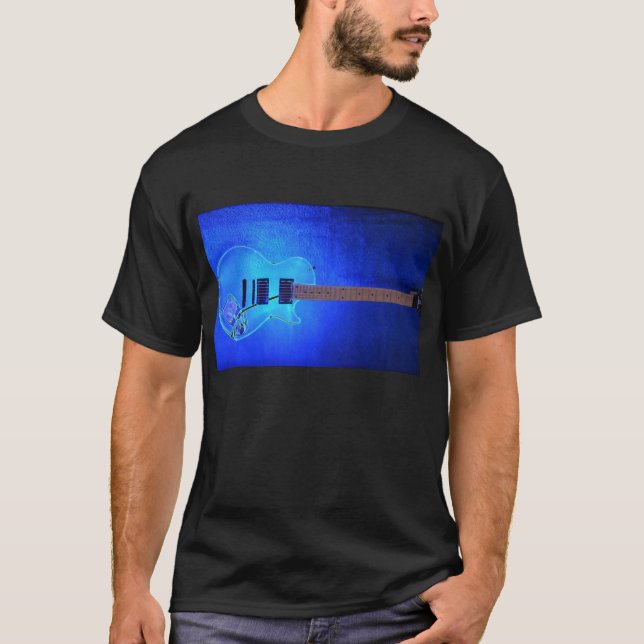 Blue Guitar T-Shirt (Front)