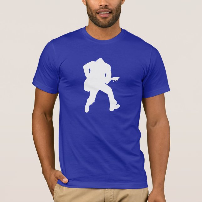 Blue Guitarist T-Shirt (Front)