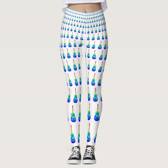Blue Guitars Leggings (Front)