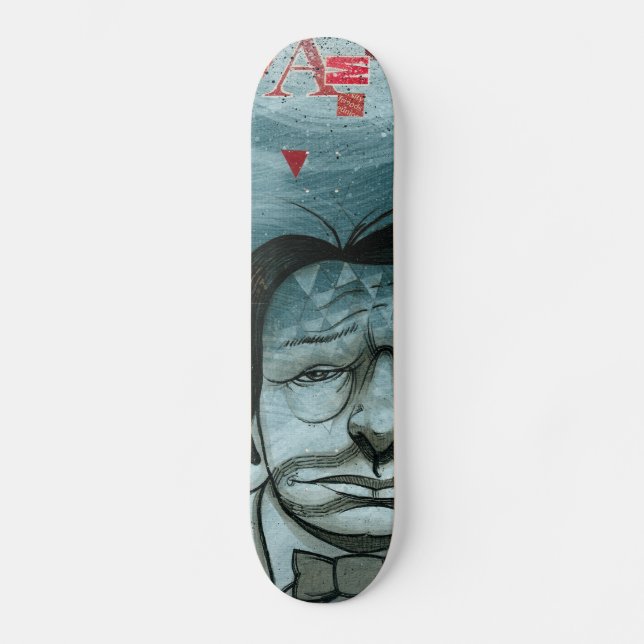 Blue Guy Skateboard Deck (Front)