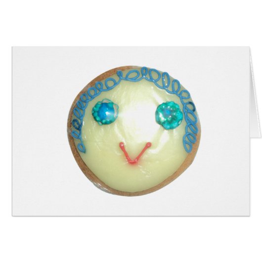 Blue Hair Emoji Art Print/Graphic (Front Horizontal)