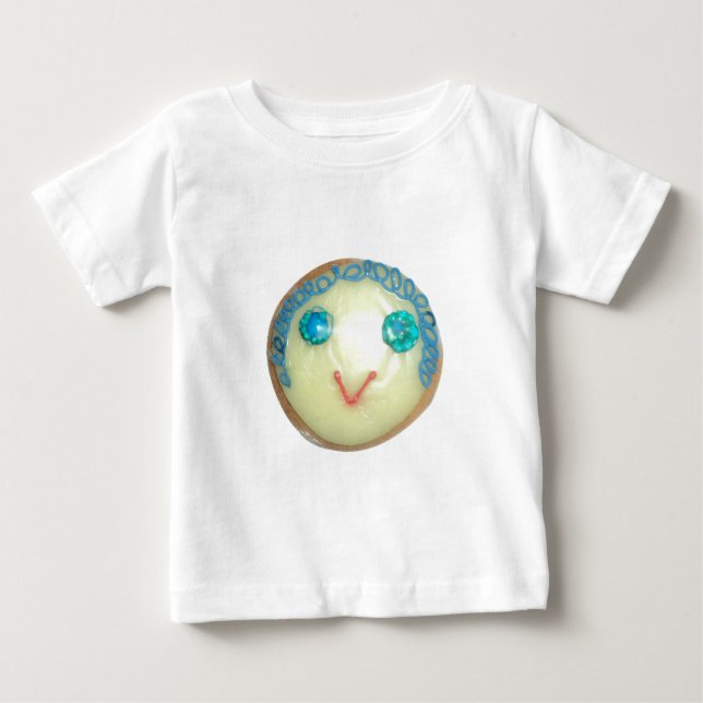 Blue Hair Emoji Art Print/Graphic Baby T-Shirt (Front)