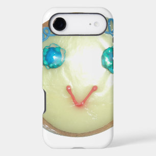 Blue Hair Emoji Art Print/Graphic iPhone 17 Air Case