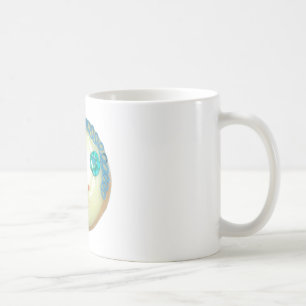 Blue Hair Emoji Art Print/Graphic Coffee Mug