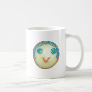 Blue Hair Emoji Art Print/Graphic Coffee Mug