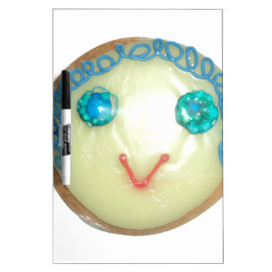 Blue Hair Emoji Art Print/Graphic Dry-Erase Board