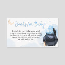 Blue Halloween A Baby is Brewing Books for Baby  Enclosure Card