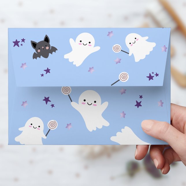 Blue Halloween Party Envelope (Creator Uploaded)