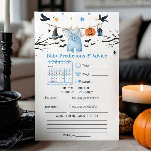 Blue Halloween Predictions Advice Game