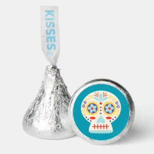 Blue Halloween Sugar Skull Hershey's Candy
