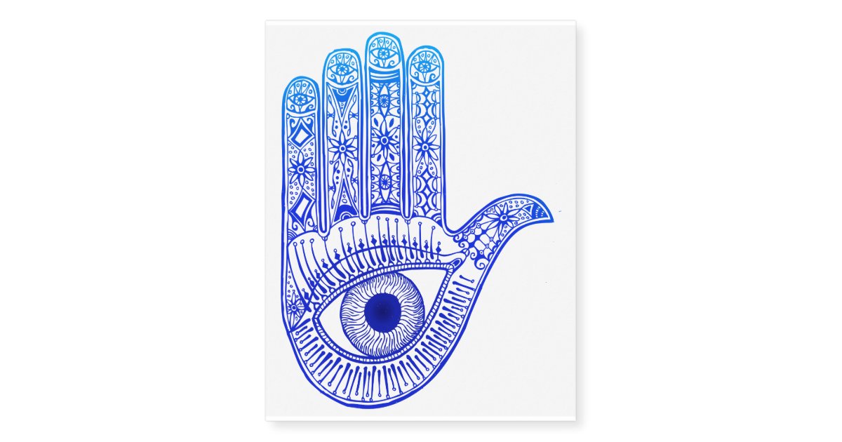 jewish hand symbol tattoo
