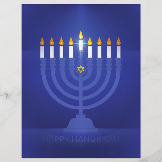 blue happy hanukkah (Front)