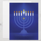 blue happy hanukkah (Front/Back)