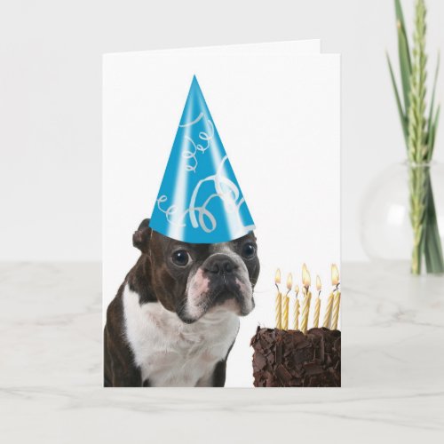 Blue Hat Birthday Card