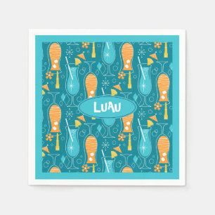 Blue Hawaii and Tropical Itch Napkins