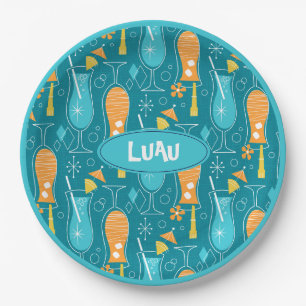 Blue Hawaii and Tropical Itch Paper Plates