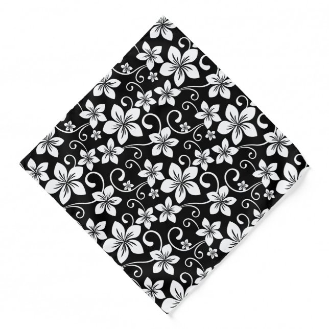 BLUE HAWAII (BLACK) BANDANA (Front)