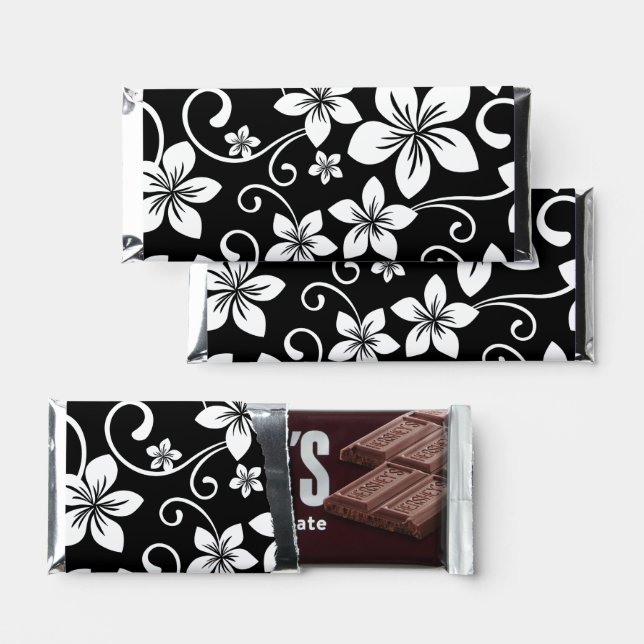 BLUE HAWAII (BLACK) HERSHEY BAR FAVORS (Front)