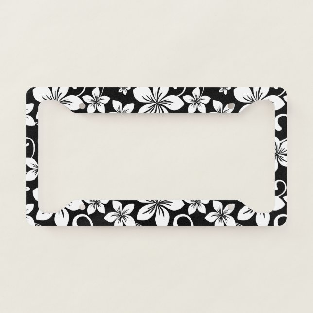 BLUE HAWAII (BLACK) LICENSE PLATE FRAME (Front)