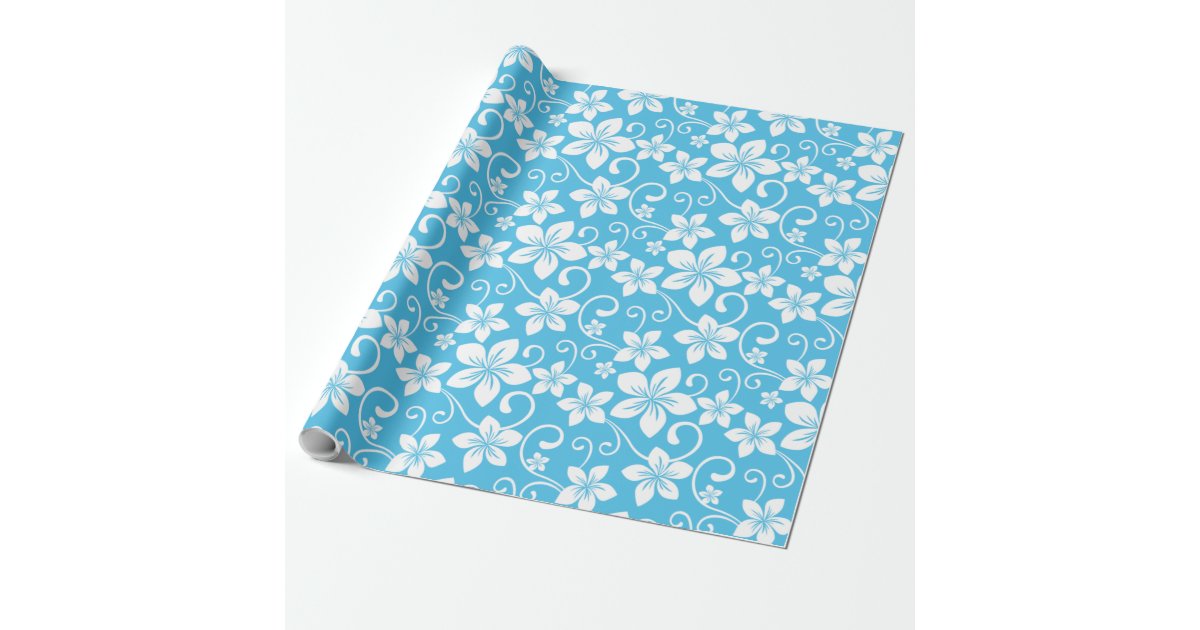 BLUE HAWAII (BLUE) WRAPPING PAPER