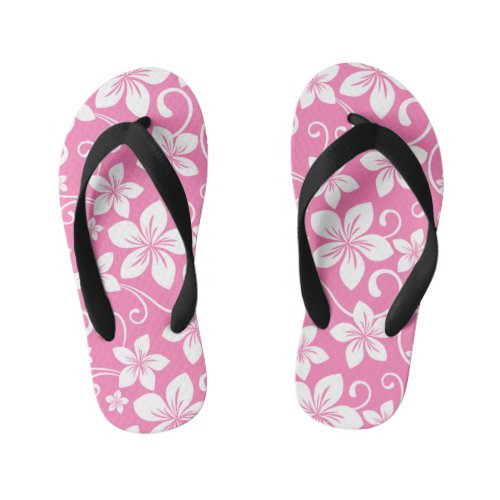 BLUE HAWAII BUBBLEGUM PiNK Kids Flip Flops