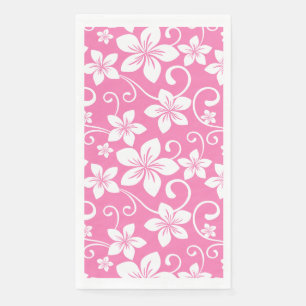 BLUE HAWAII (BUBBLEGUM PINK) PAPER GUEST TOWELS