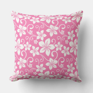 BLUE HAWAII (BUBBLEGUM PINK) THROW PILLOW