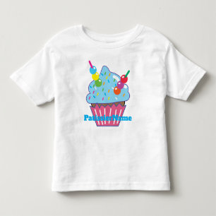 Blue Hawaii CUPCAKE Toddler T-shirt
