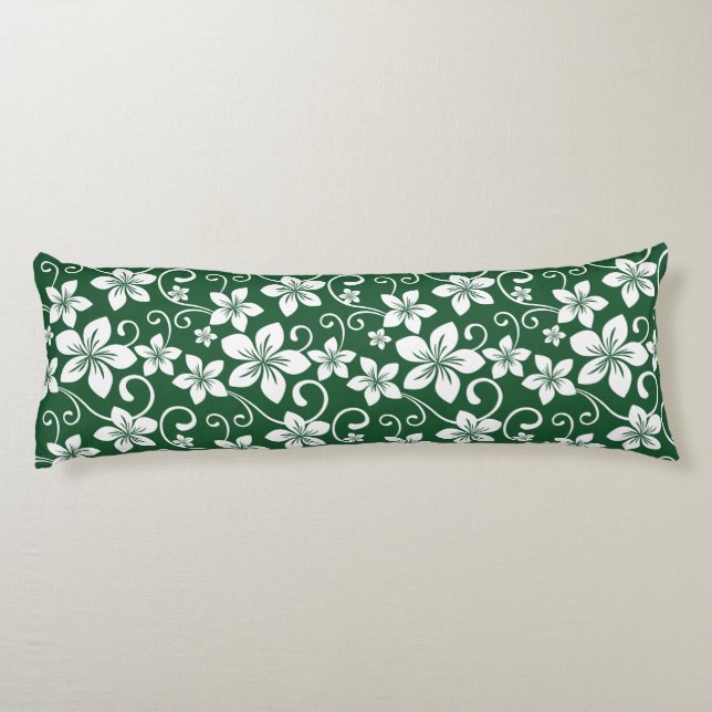 BLUE HAWAII (FOREST GREEN) BODY PILLOW (Back)