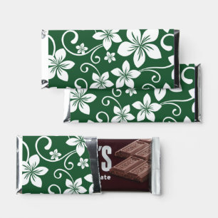 BLUE HAWAII (FOREST GREEN) HERSHEY BAR FAVORS