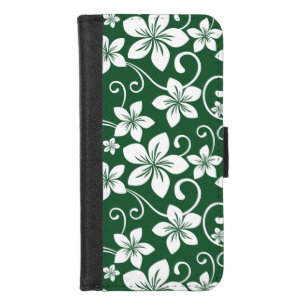 BLUE HAWAII (FOREST GREEN) iPhone 8/7 WALLET CASE