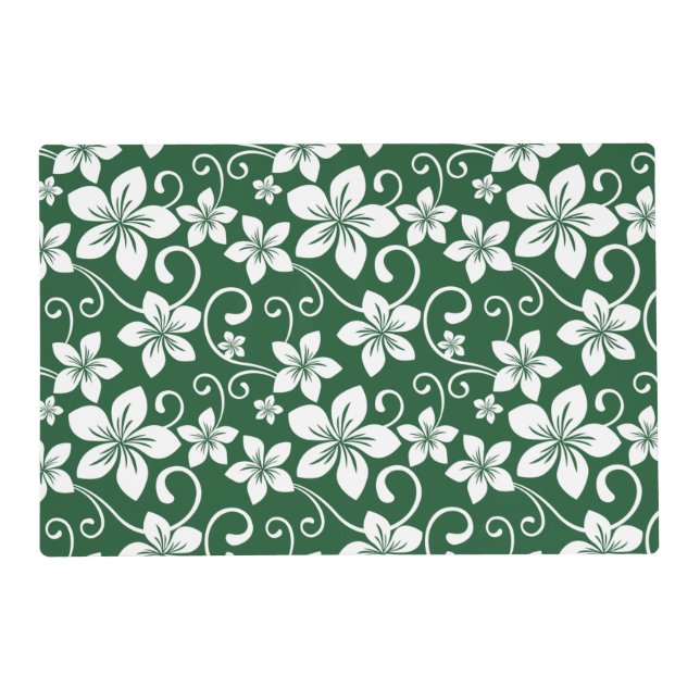 BLUE HAWAII (FOREST GREEN) PLACEMAT (Front)