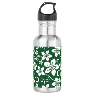 BLUE HAWAII (FOREST GREEN) STAINLESS STEEL WATER BOTTLE