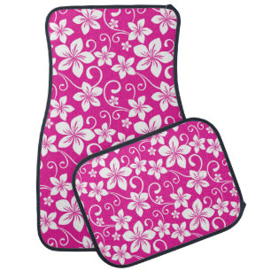BLUE HAWAII (HOT PINK) CAR FLOOR MAT