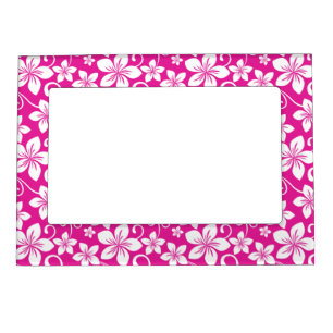 BLUE HAWAII (HOT PINK) MAGNETIC FRAME