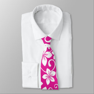 BLUE HAWAII (HOT PINK) NECK TIE