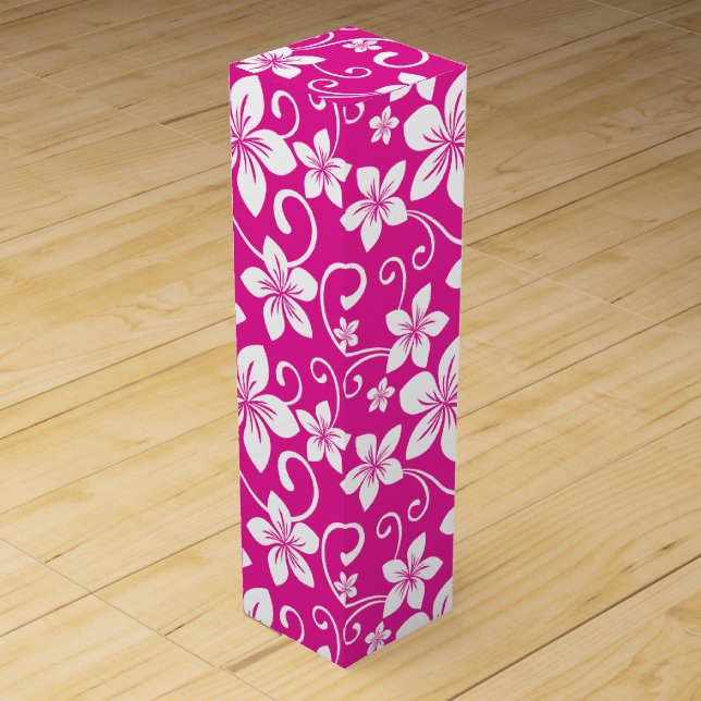 BLUE HAWAII (HOT PINK) WINE BOX (Front)