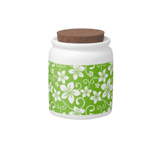 BLUE HAWAII (LIME) CANDY JAR (Front)