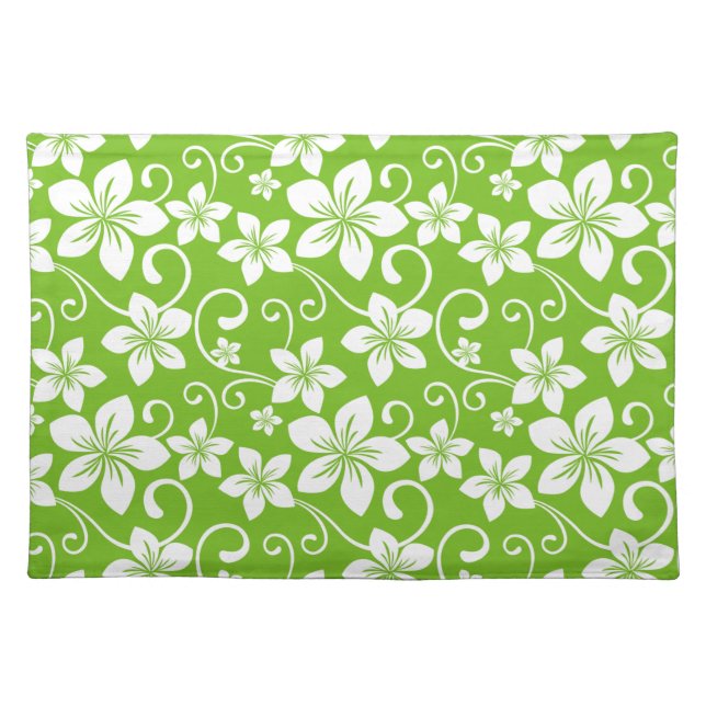 BLUE HAWAII (LIME) CLOTH PLACEMAT (Front)