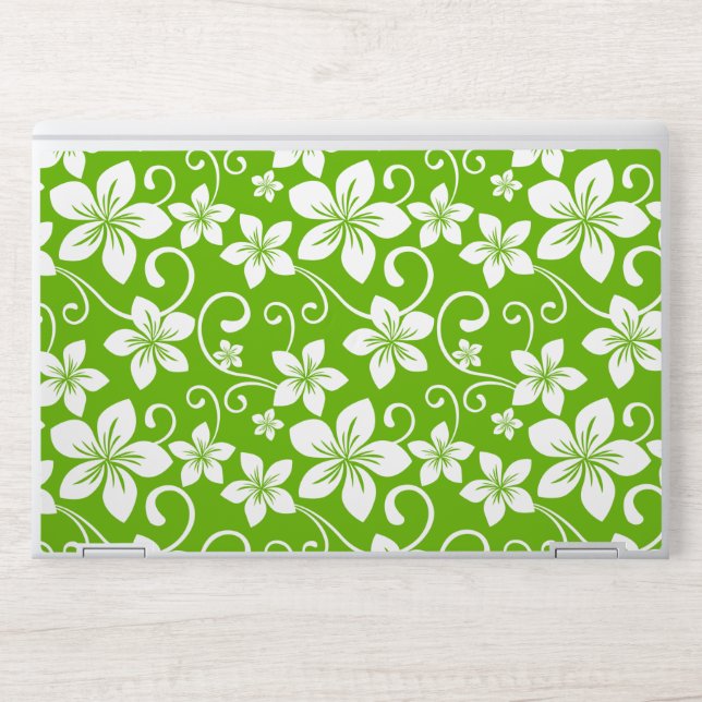BLUE HAWAII (LIME) HP LAPTOP SKIN (Front)