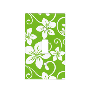 BLUE HAWAII (LIME) LIGHT SWITCH COVER