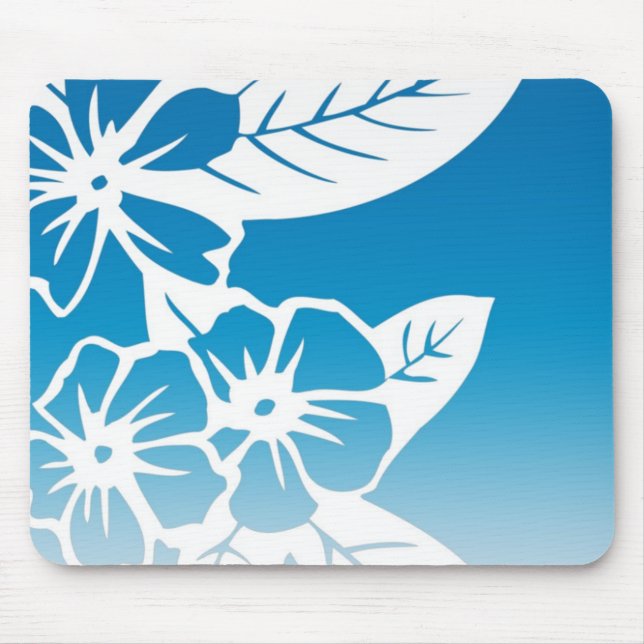 Blue Hawaii Mouse Pad (Front)
