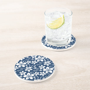 BLUE HAWAII (NAVY BLUE) COASTER